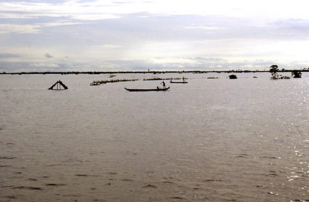 incontro tra il Mekong e il lago Tonlè Sap